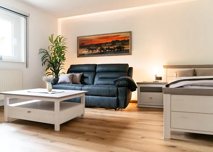 公寓 Am Rande Der In Gartenlage, Highspeed Wlan, Komfortabel 帕德博恩